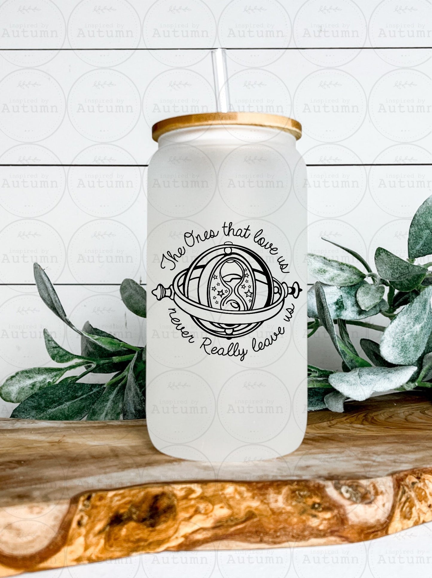 16oz Glass Can Tumbler | Harry Potter | The Ones That Love Us Never Really Leave Us | Magical Wizarding World | Iced Coffee Glass