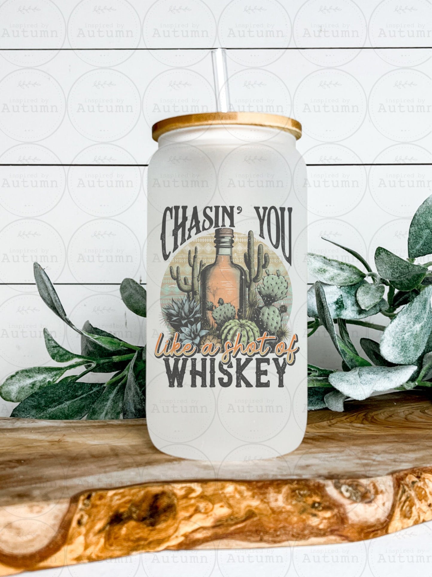 16oz Glass Can Tumbler | Country | Cactus | Texas | Iced Coffee Glass